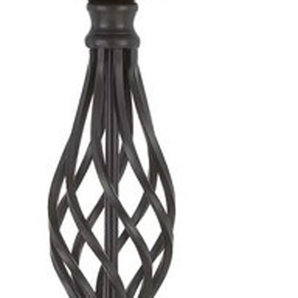 Set of Three Retro Metal Floor and Table Lamp Set By Homeroots - Image 4
