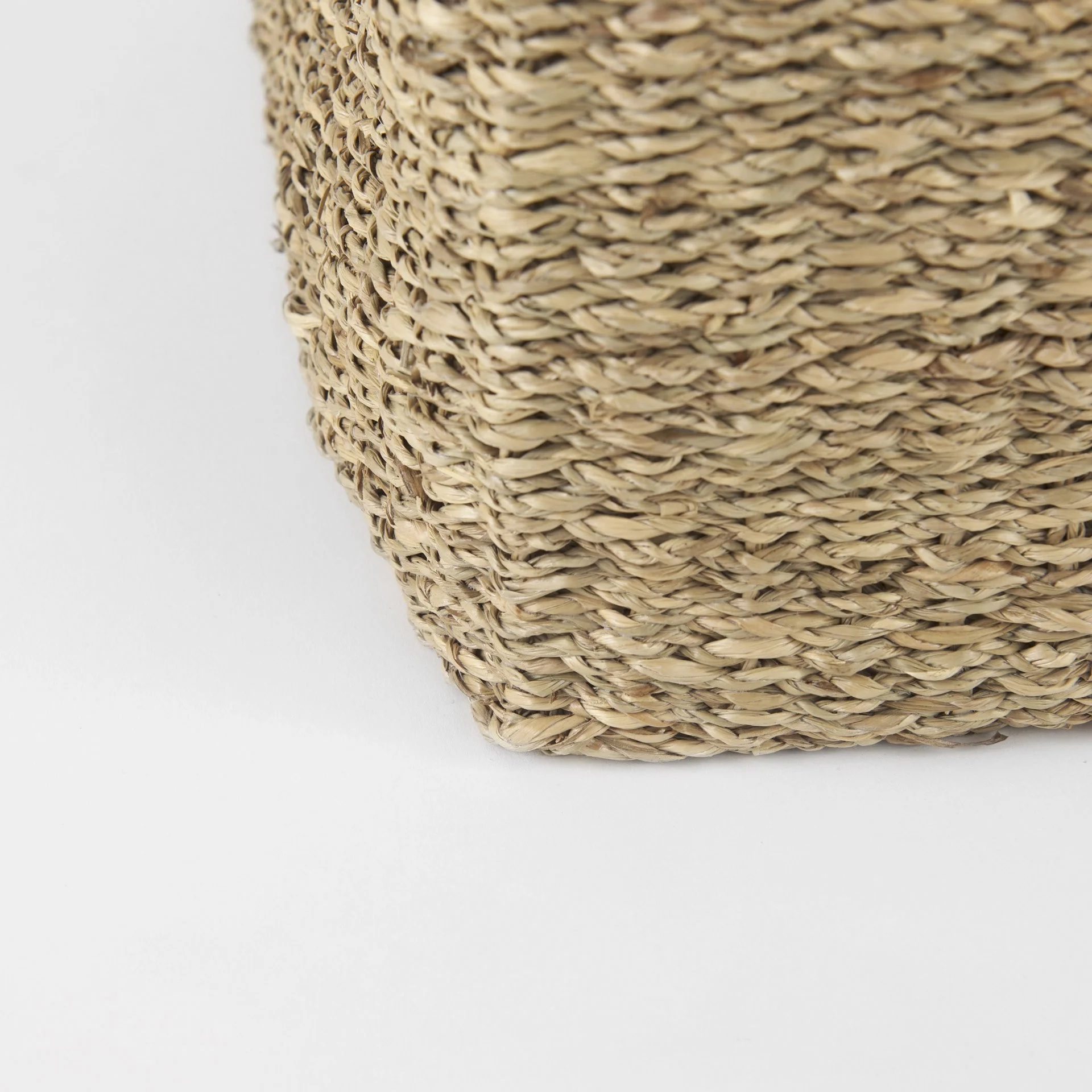 Set of Three Square Wicker Storage Baskets By Homeroots - Image 8