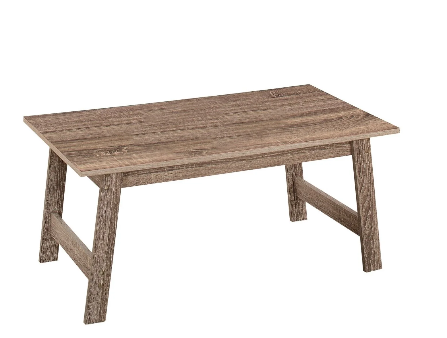 Set of Three Taupe Coffee Table By Homeroots - Image 2