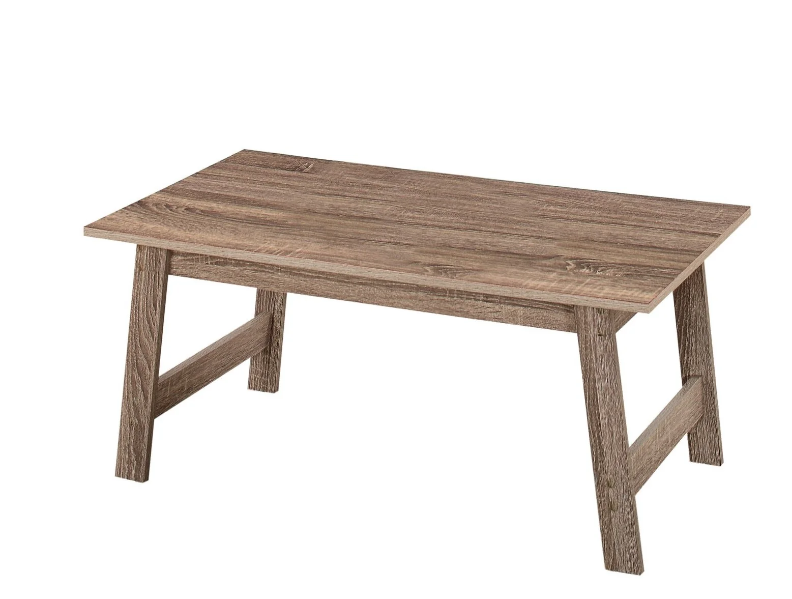 Set of Three Taupe Coffee Table By Homeroots - Image 3