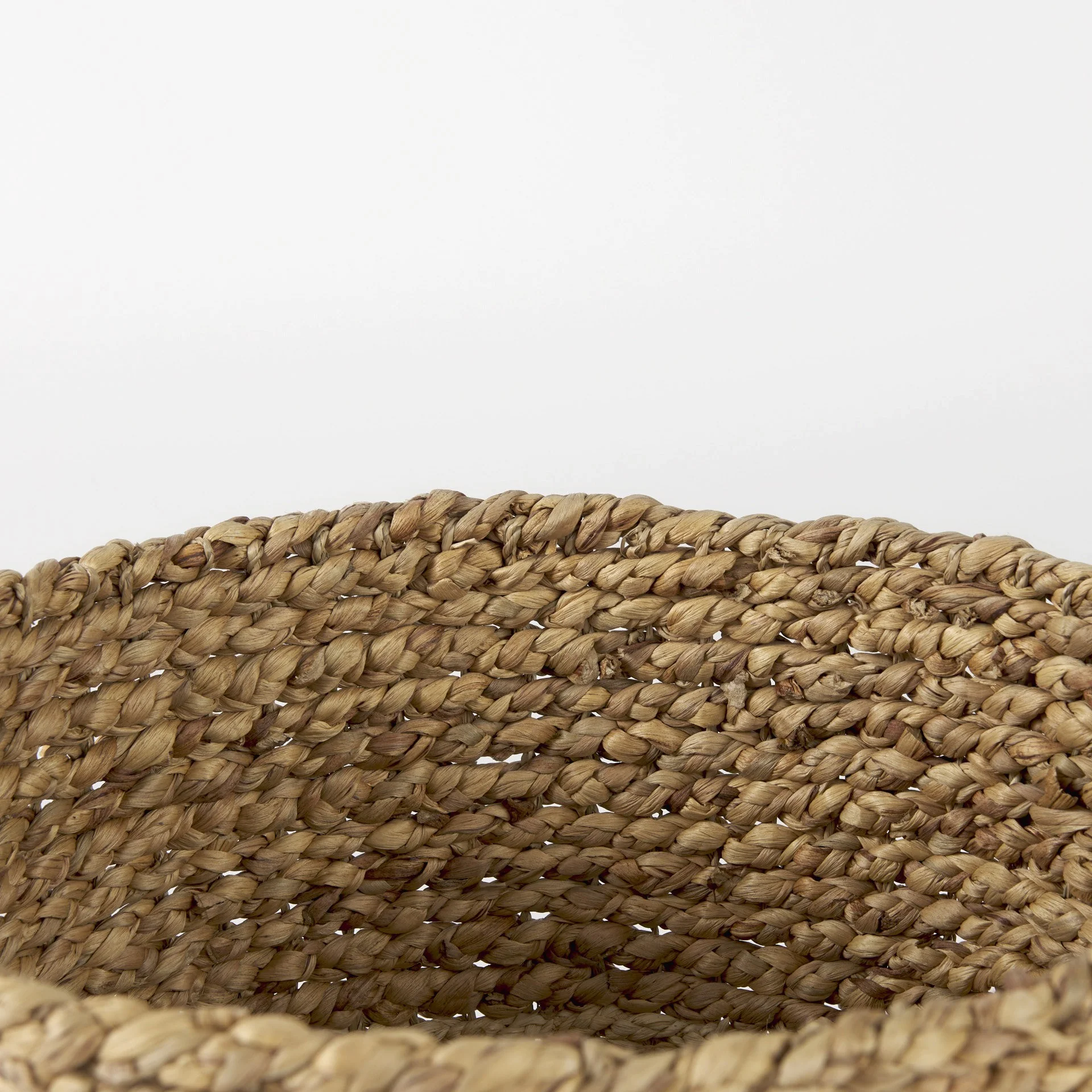Set of Three Two Tone Wicker Storage Baskets By Homeroots - Image 5