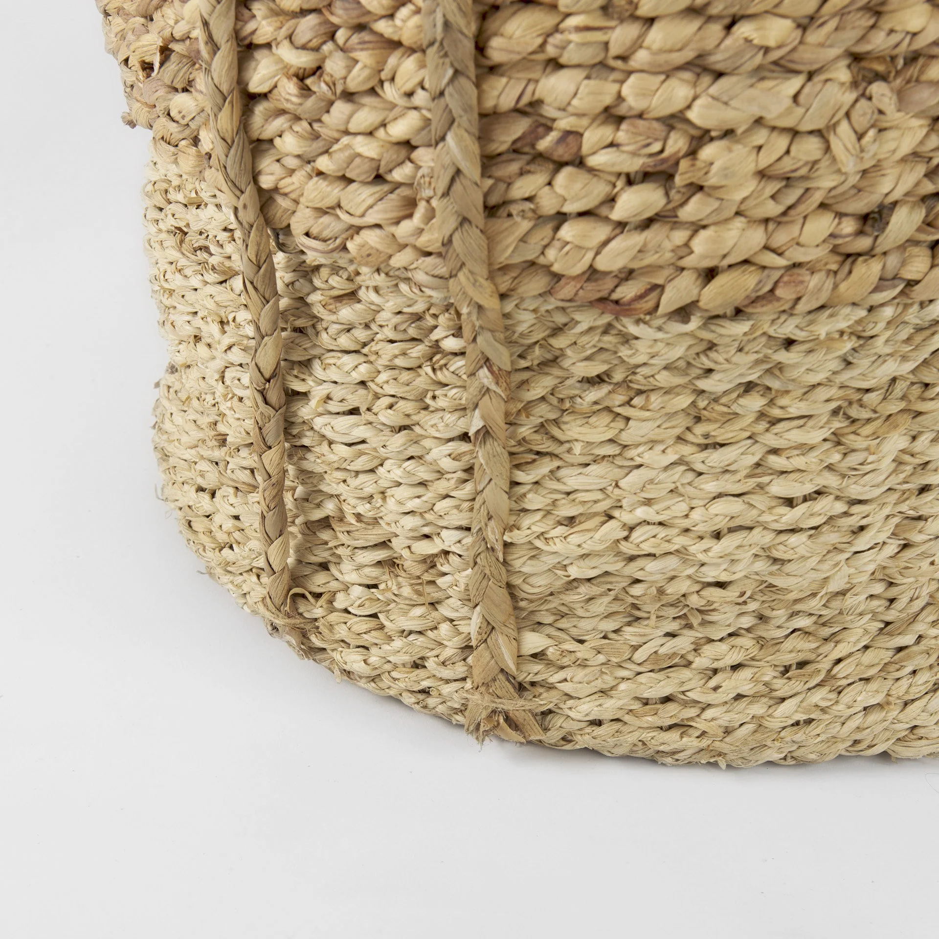 Set of Three Two Tone Wicker Storage Baskets By Homeroots - Image 8