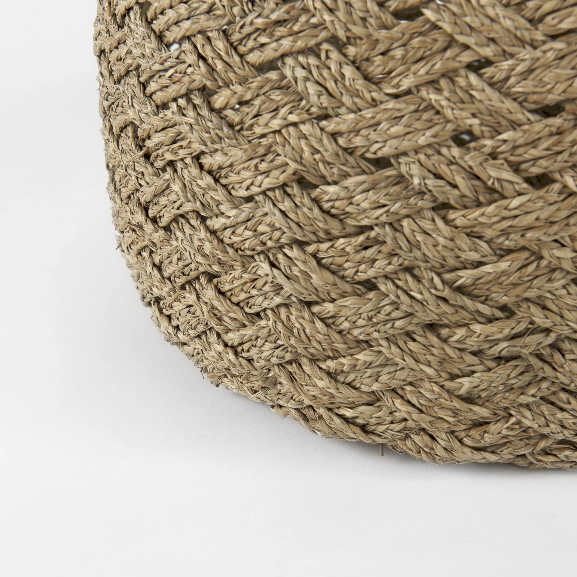 Set of Three Woven Wicker Storage Baskets By Homeroots - Image 8