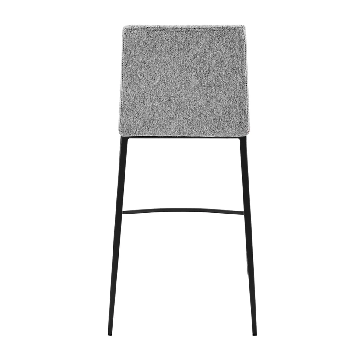 Set Of Two 36" Brown And Black Steel Low Back Counter Height Bar Chairs With Footrest By Homeroots - Image 6
