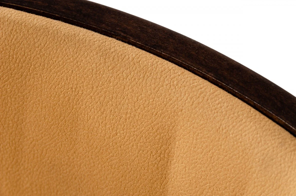 Set of Two Beige Faux Leather Modern Dining Chairs By Homeroots - Image 5