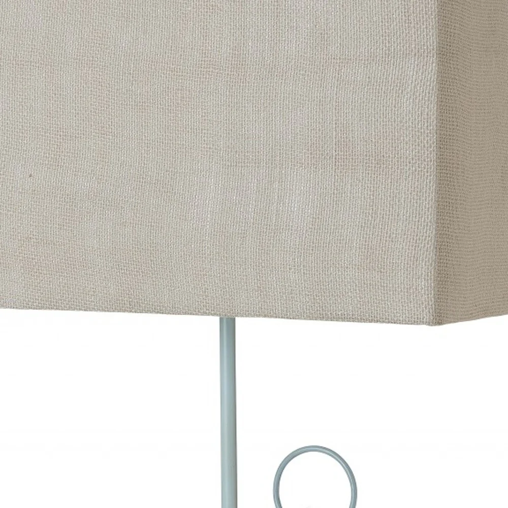 Set of Two Blue Coastal Anchor Table Lamps With Beige Shade By Homeroots - Image 7