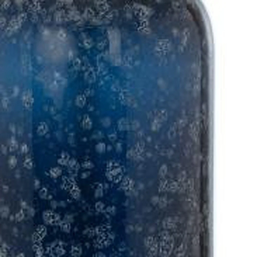 Set of Two Blue Crystal Table Lamp With White Drum Shade By Homeroots - Image 3