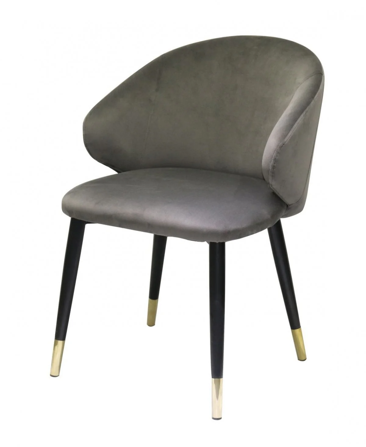 Set of Two Blue Velvet Dining Chairs By Homeroots - Image 5