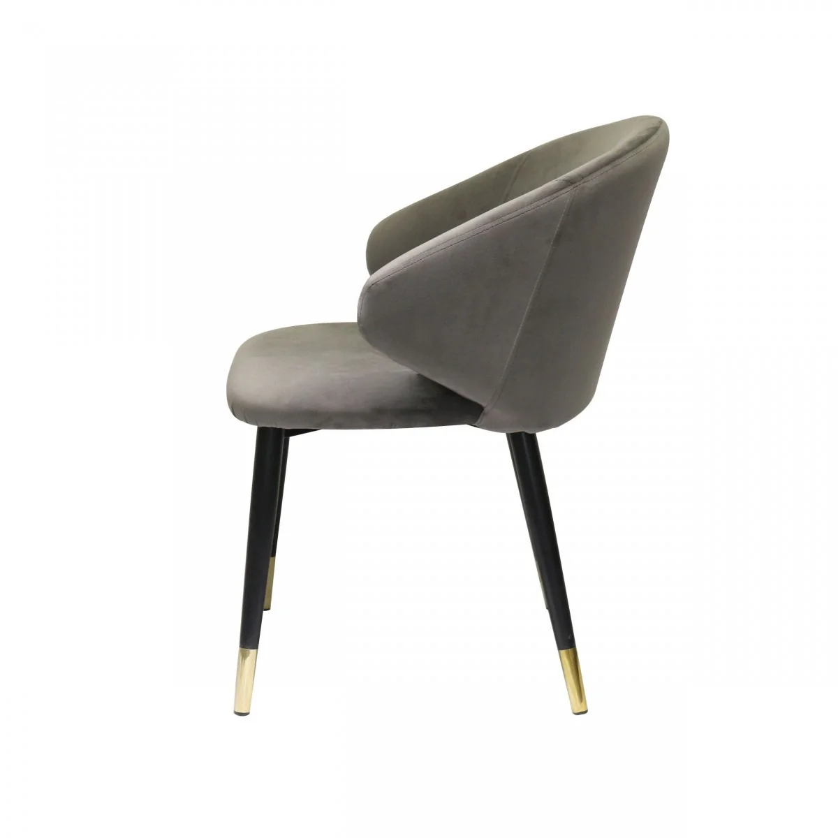 Set of Two Blue Velvet Dining Chairs By Homeroots - Image 7