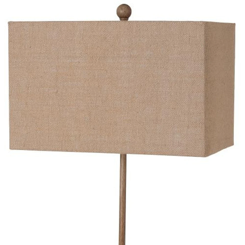 Set of Two Brown Sand Piper Bird Table Lamps With Brown Shade By Homeroots - Image 5