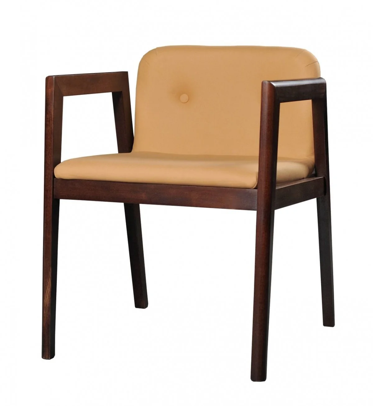Set of Two Dark Gray Faux Leather Dining Chairs By Homeroots - Image 7