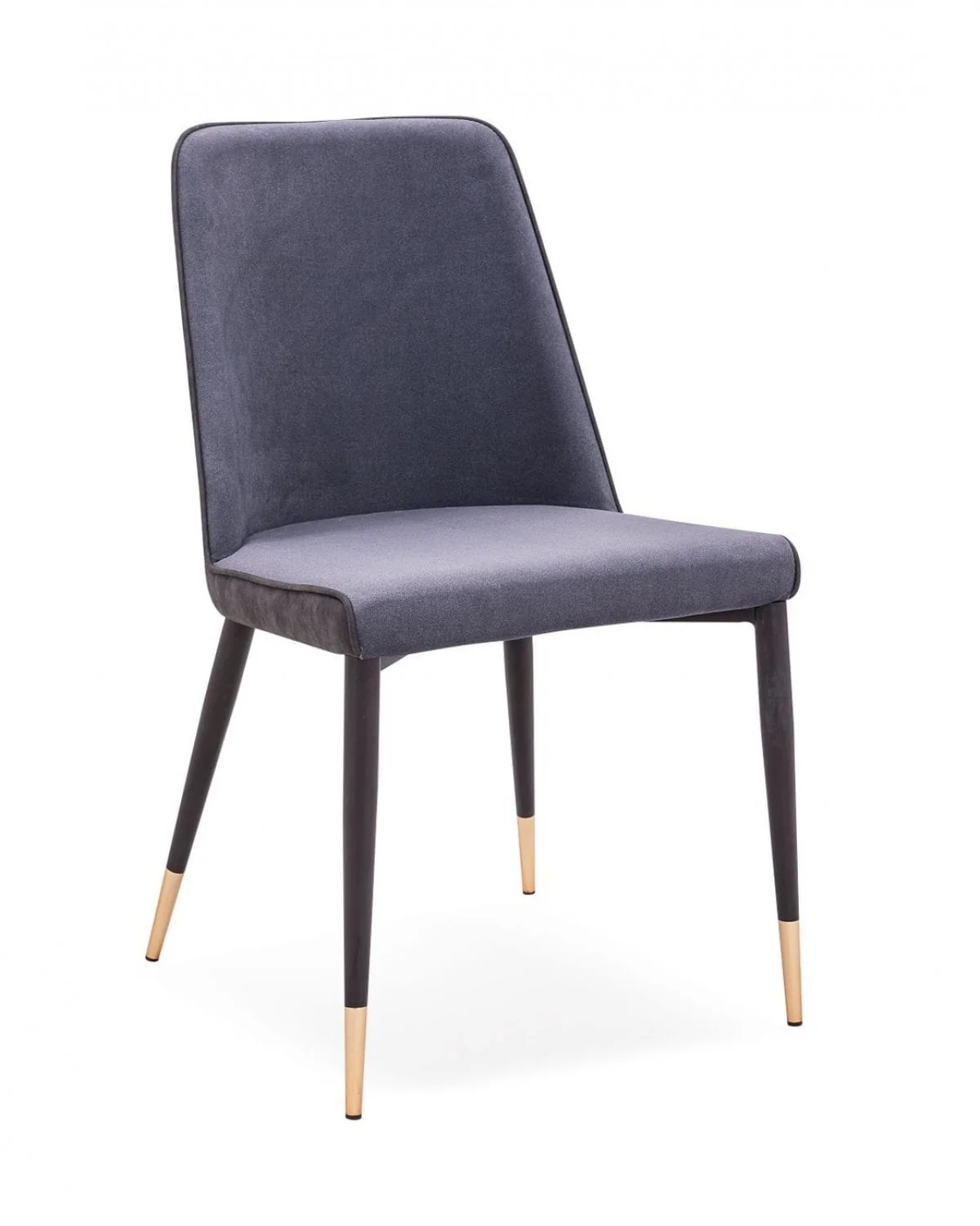 Set of Two Dark Gray Modern Dining Chairs By Homeroots - Image 4