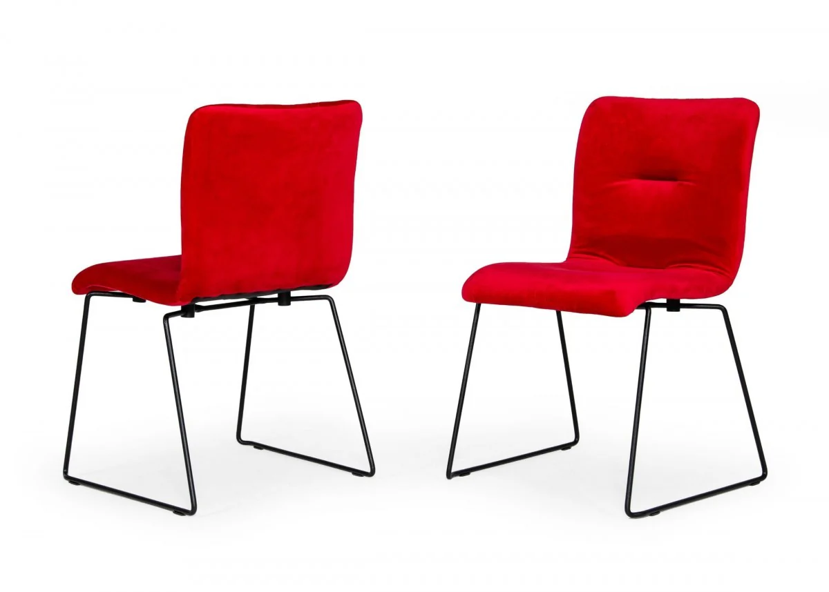 Set of Two Emerald Green Velvet Dining Chairs By Homeroots - Image 18