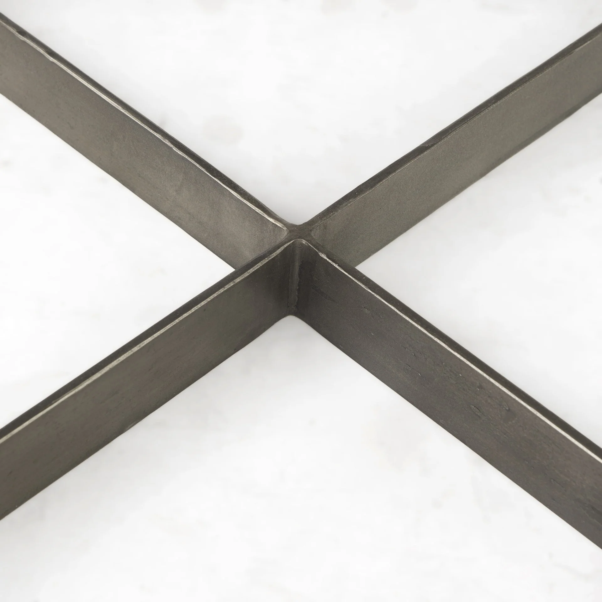 Set of Two Geo Dark Brown Metallic and Wood Tables By Homeroots - Image 8