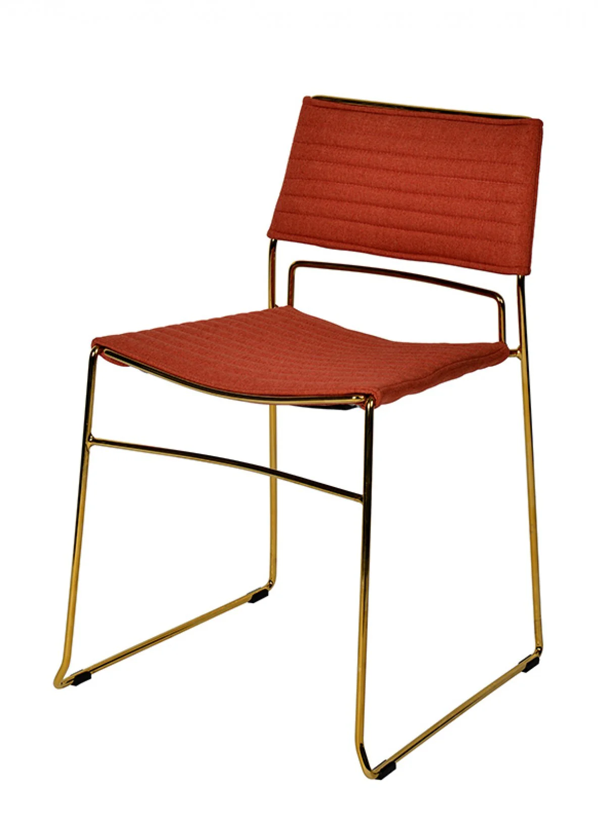 Set of Two Gray Gold Fabric Dining Chairs By Homeroots - Image 10
