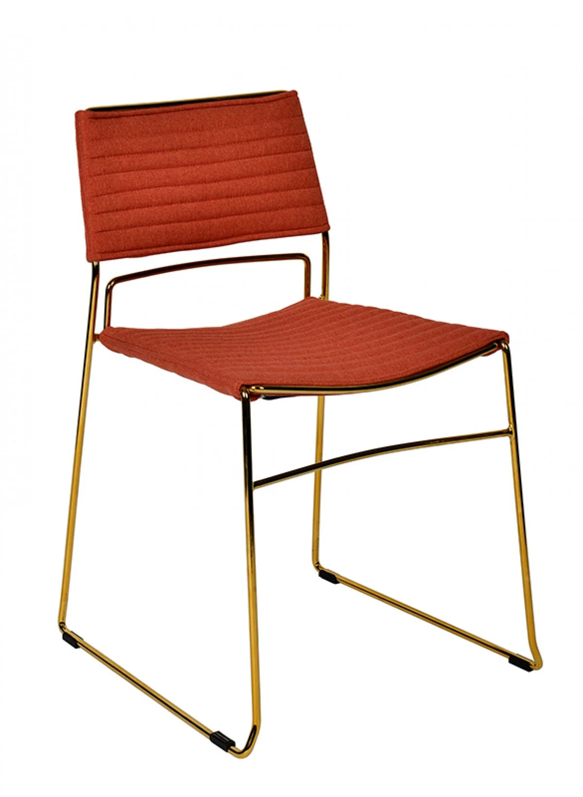 Set of Two Gray Gold Fabric Dining Chairs By Homeroots - Image 11