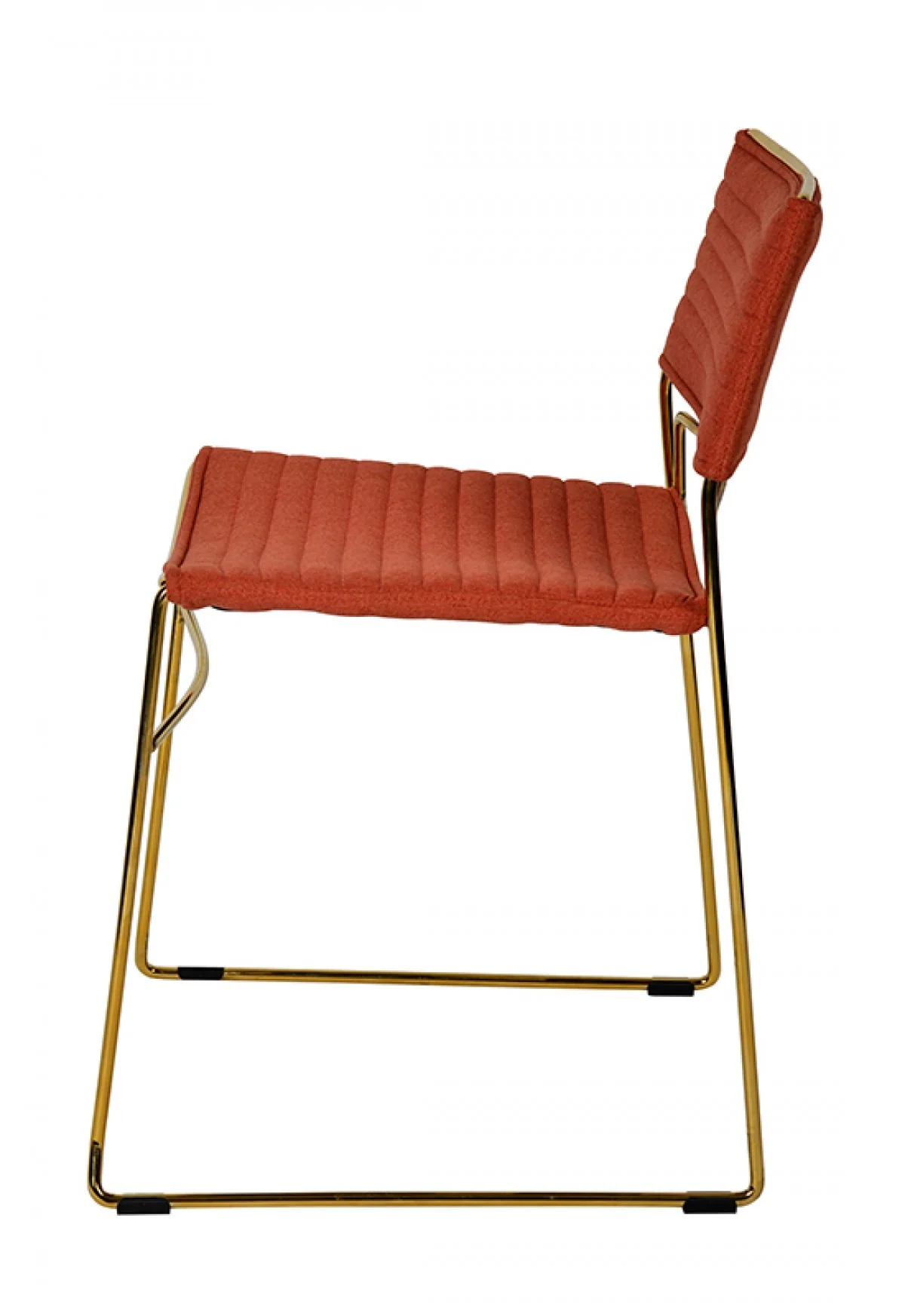Set of Two Gray Gold Fabric Dining Chairs By Homeroots - Image 13