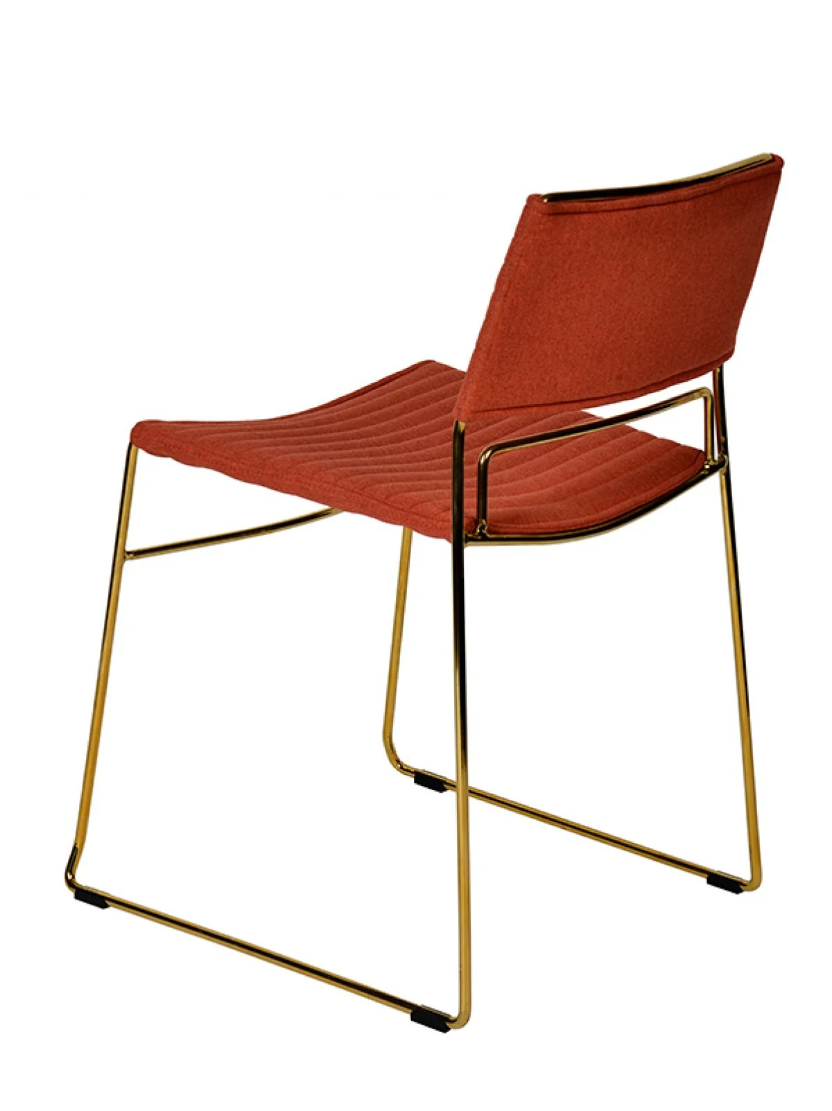 Set of Two Gray Gold Fabric Dining Chairs By Homeroots - Image 14