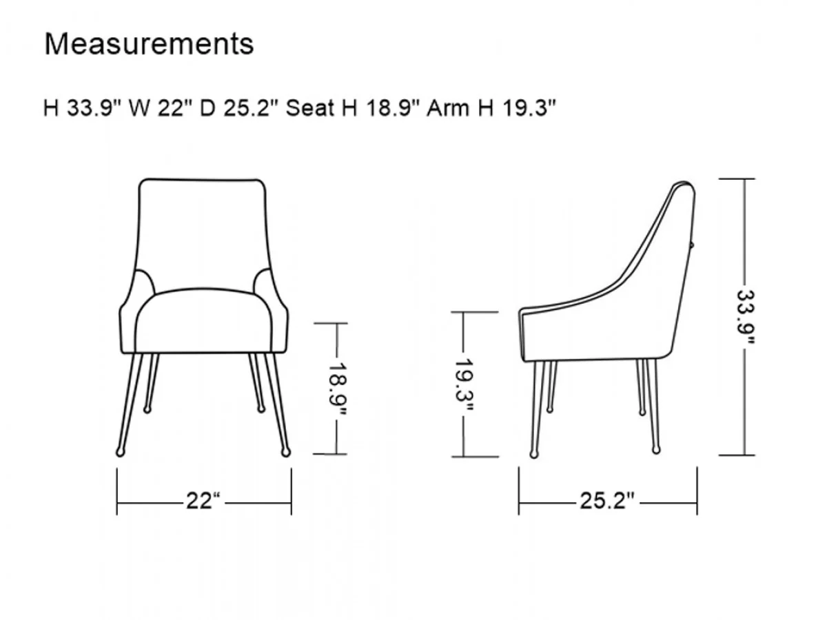 Set of Two Gray Rosegold Velvet Dining Chairs By Homeroots - Image 5