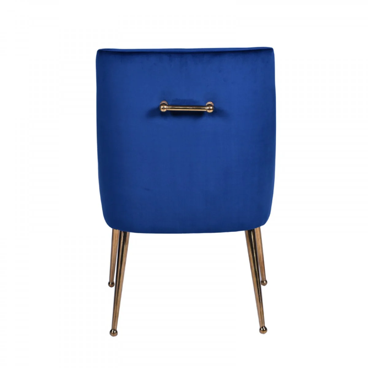 Set of Two Gray Rosegold Velvet Dining Chairs By Homeroots - Image 9