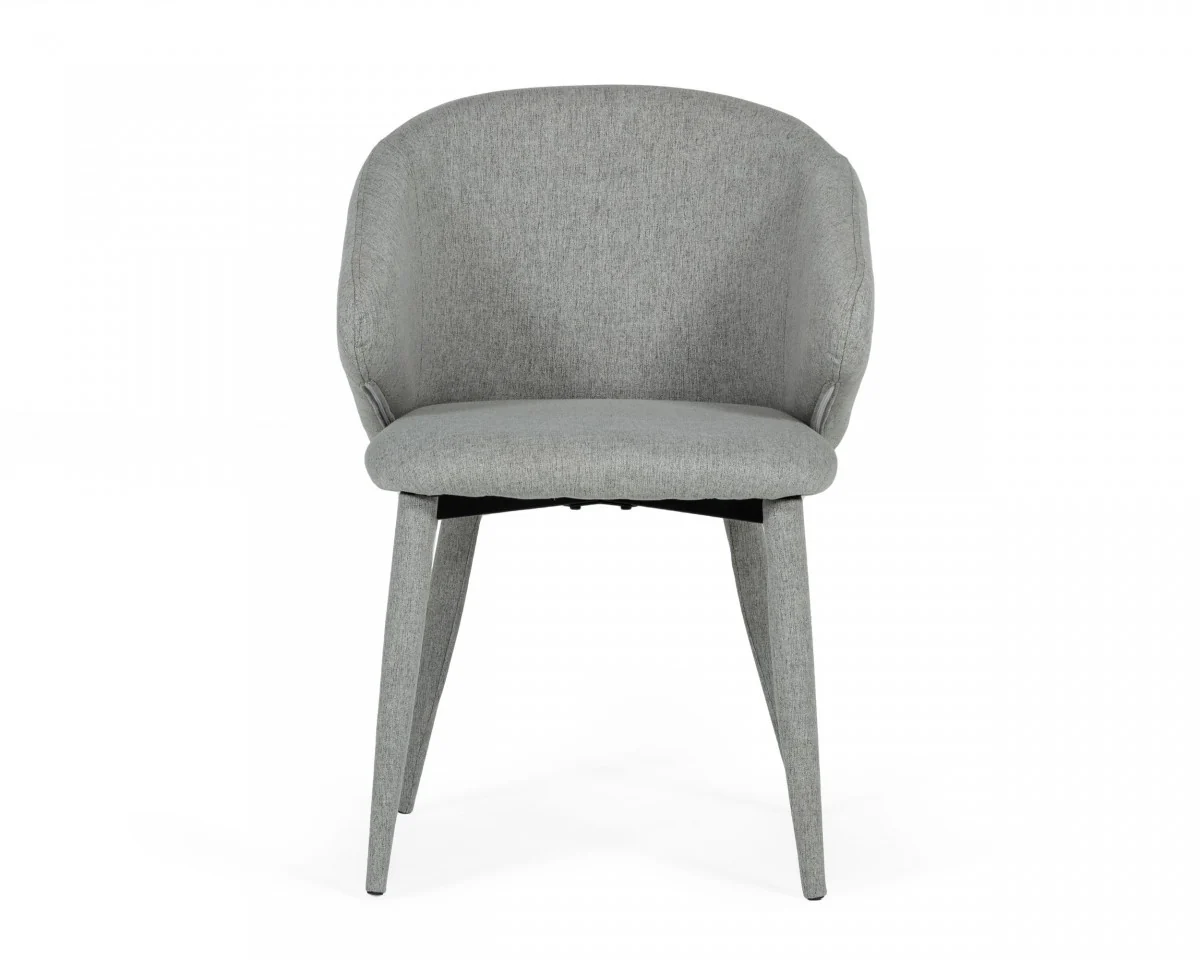 Set of Two Green Fabric Wrapped Dining Chairs By Homeroots - Image 7
