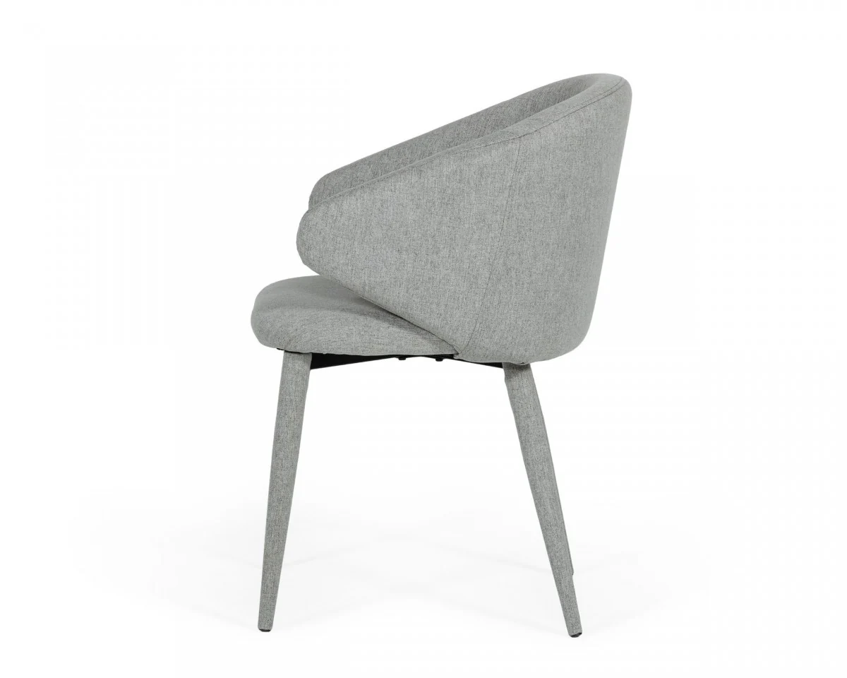 Set of Two Green Fabric Wrapped Dining Chairs By Homeroots - Image 8