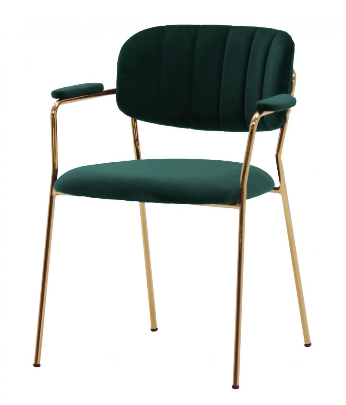 Set of Two Green Modern Dining Chairs By Homeroots - Image 3
