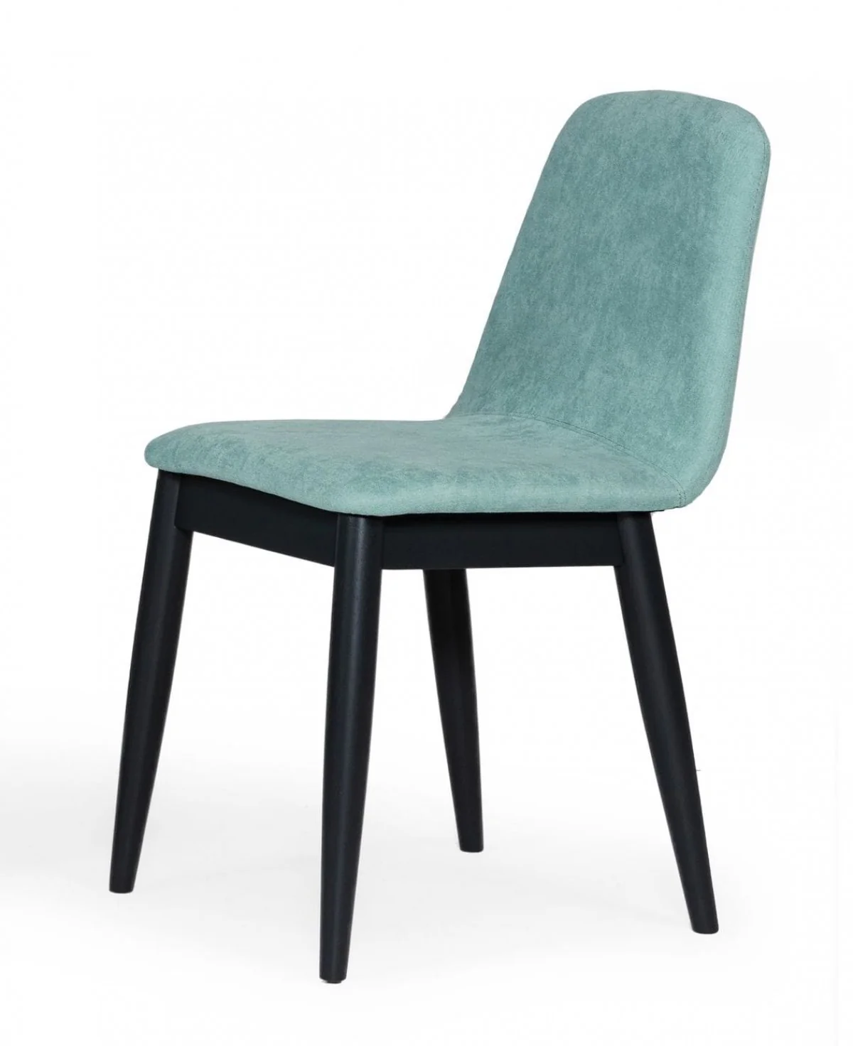Set of Two Mint Fabric Dining Chairs By Homeroots - Image 2