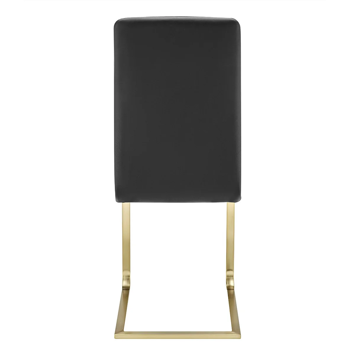 Set Of Two Mod Black And Silver Dining Chairs By Homeroots - Image 10