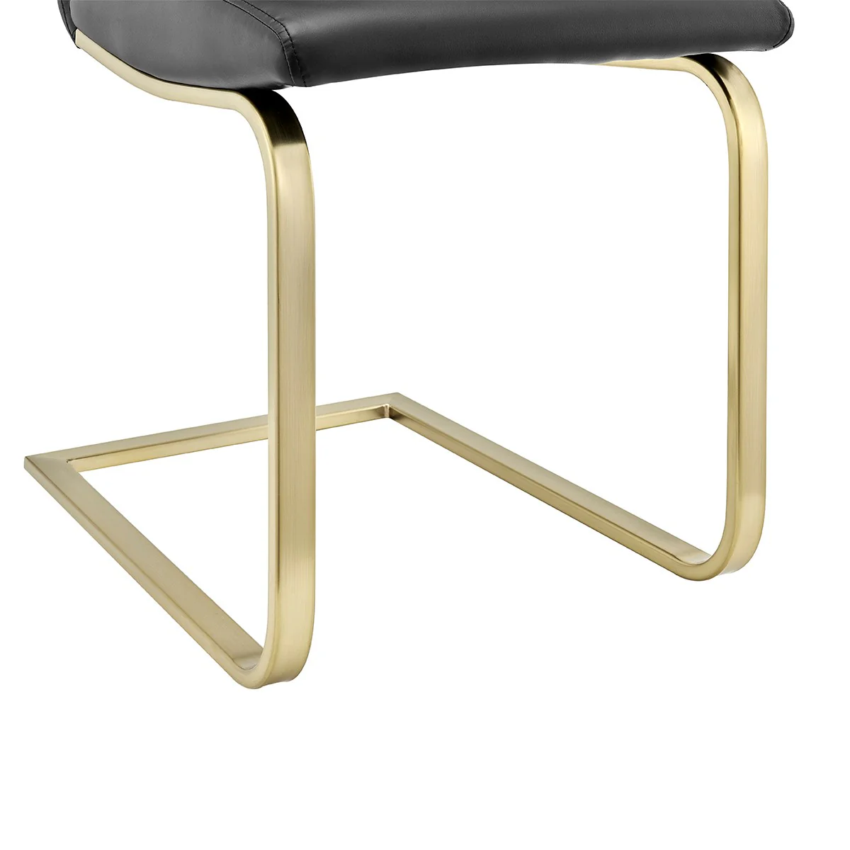 Set Of Two Mod Black And Silver Dining Chairs By Homeroots - Image 11