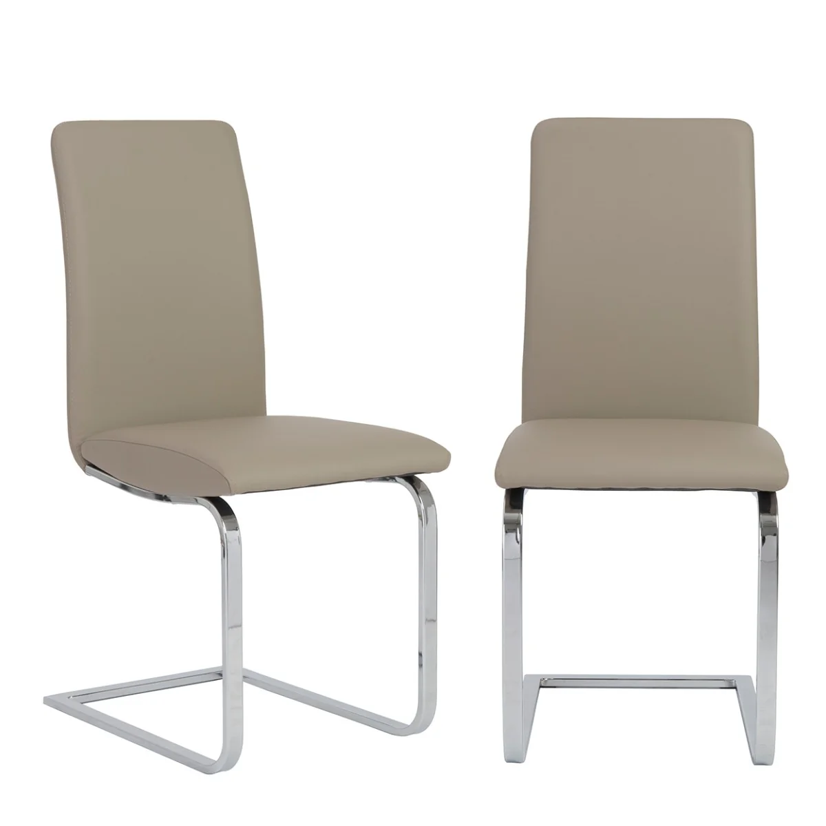 Set Of Two Mod Black And Silver Dining Chairs By Homeroots - Image 24