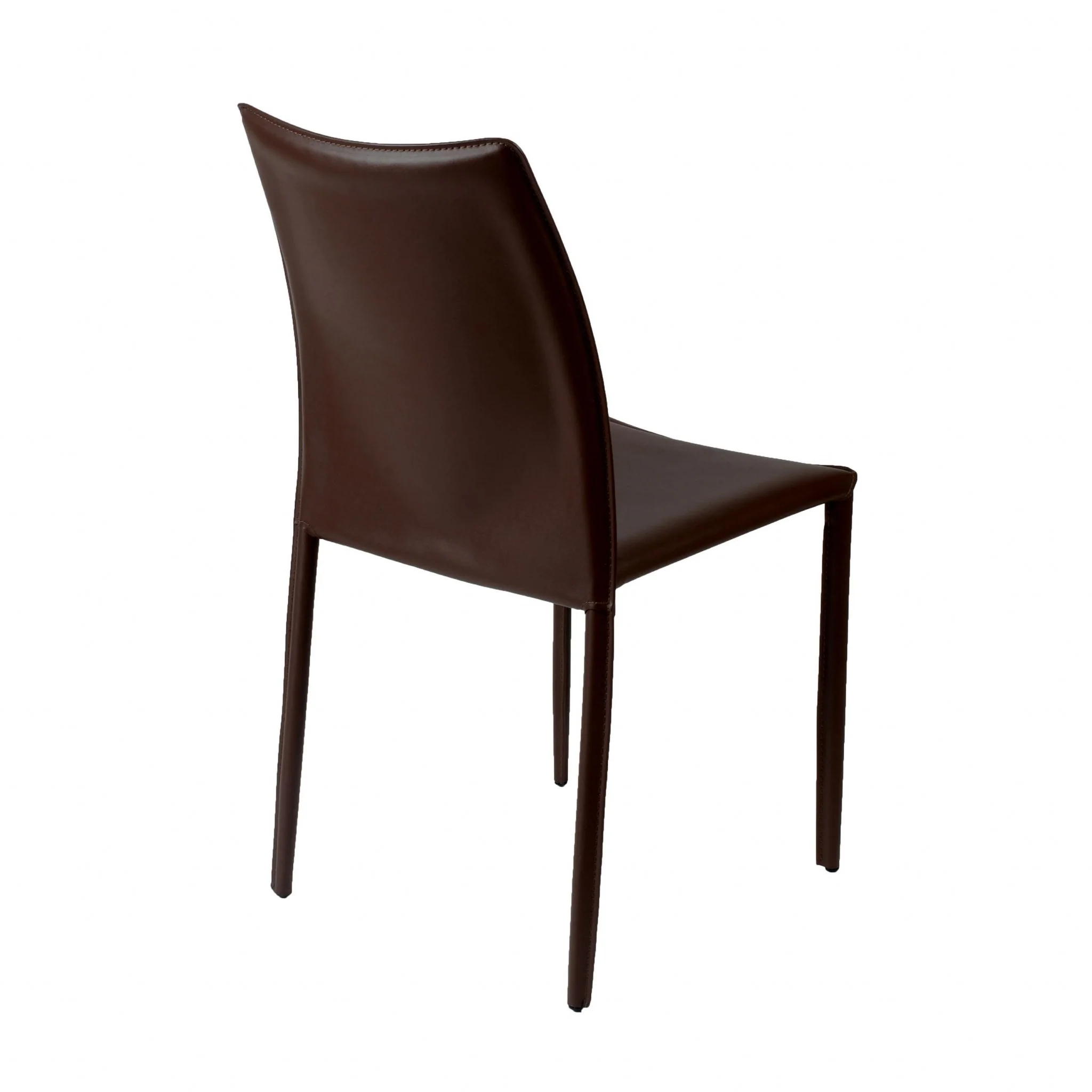 Set Of Two Premium All Black Stacking Dining Chairs By Homeroots - Image 12