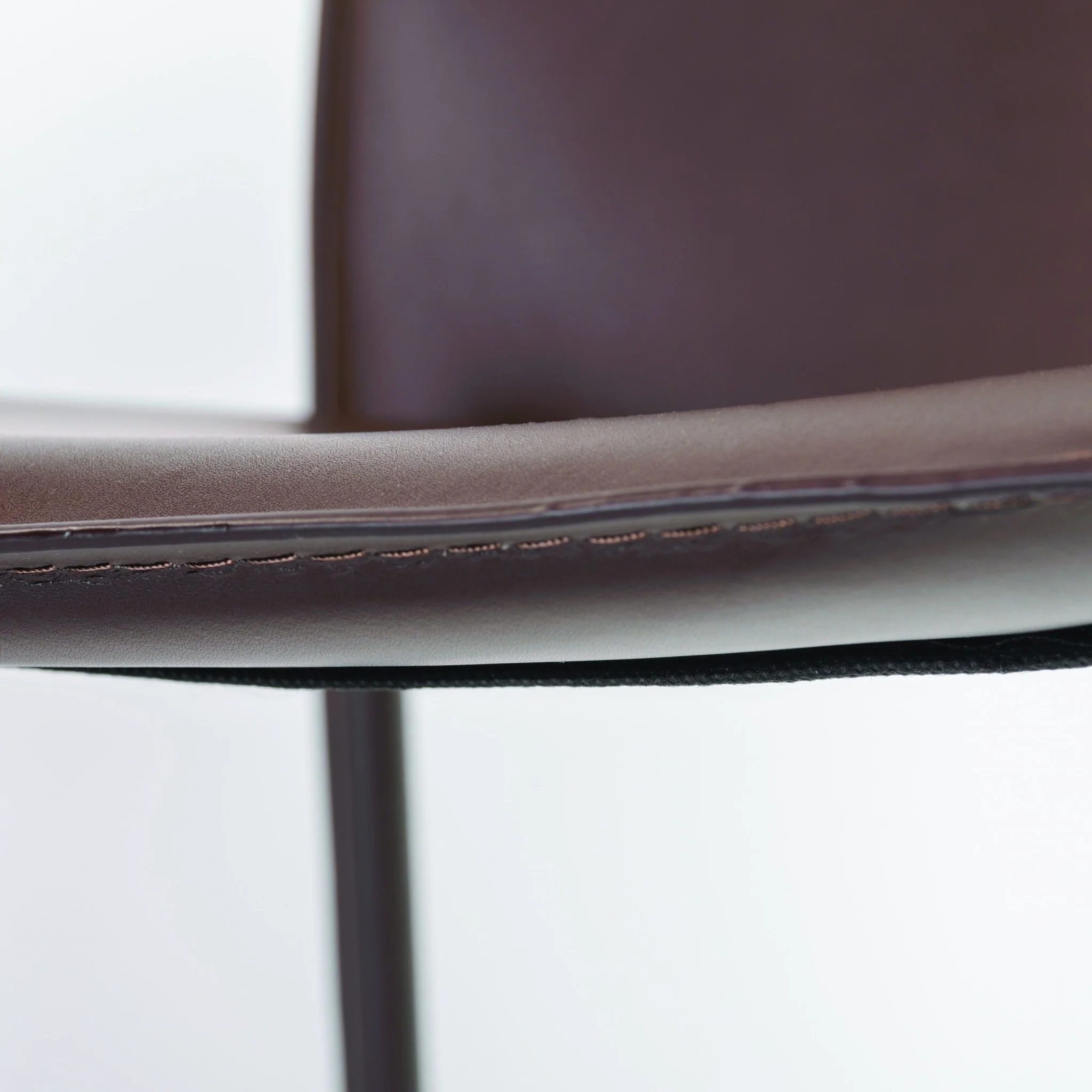 Set Of Two Premium All Black Stacking Dining Chairs By Homeroots - Image 13