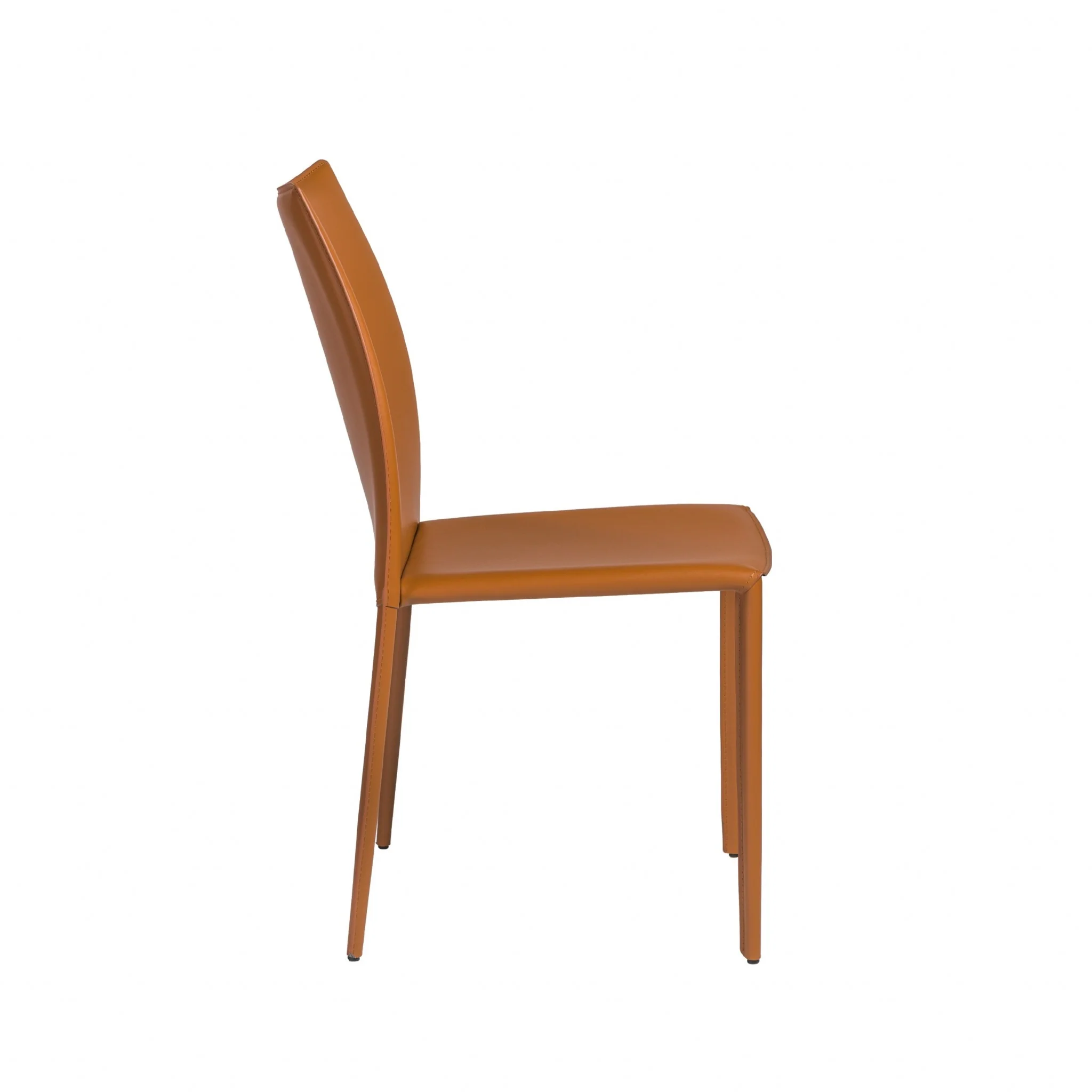Set Of Two Premium All Black Stacking Dining Chairs By Homeroots - Image 17