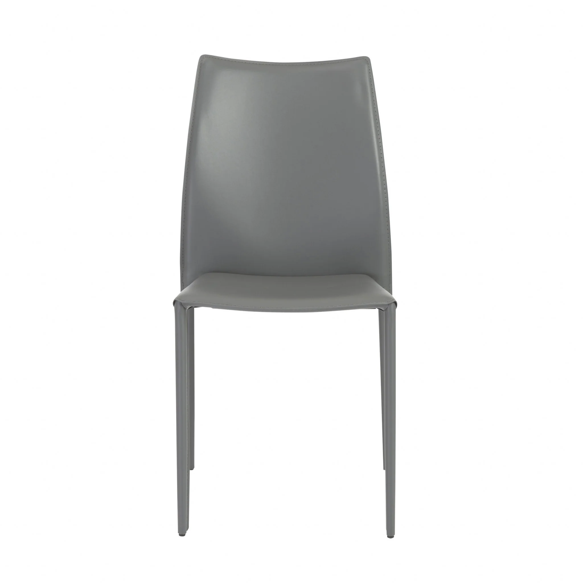 Set Of Two Premium All Black Stacking Dining Chairs By Homeroots - Image 23