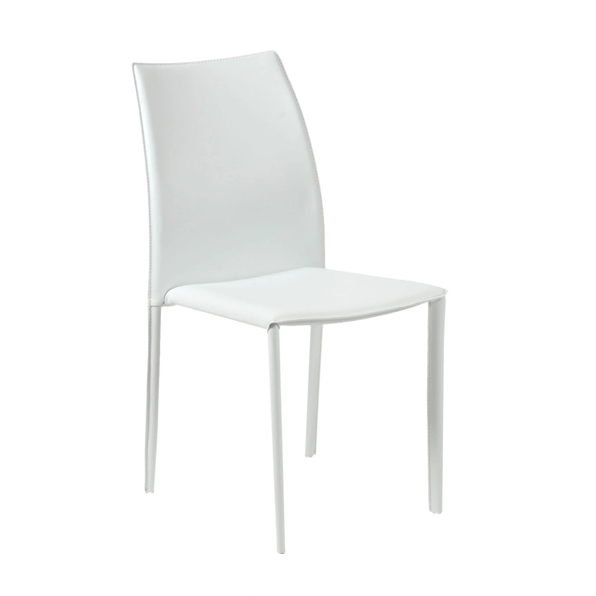 Set Of Two Premium All Black Stacking Dining Chairs By Homeroots - Image 32