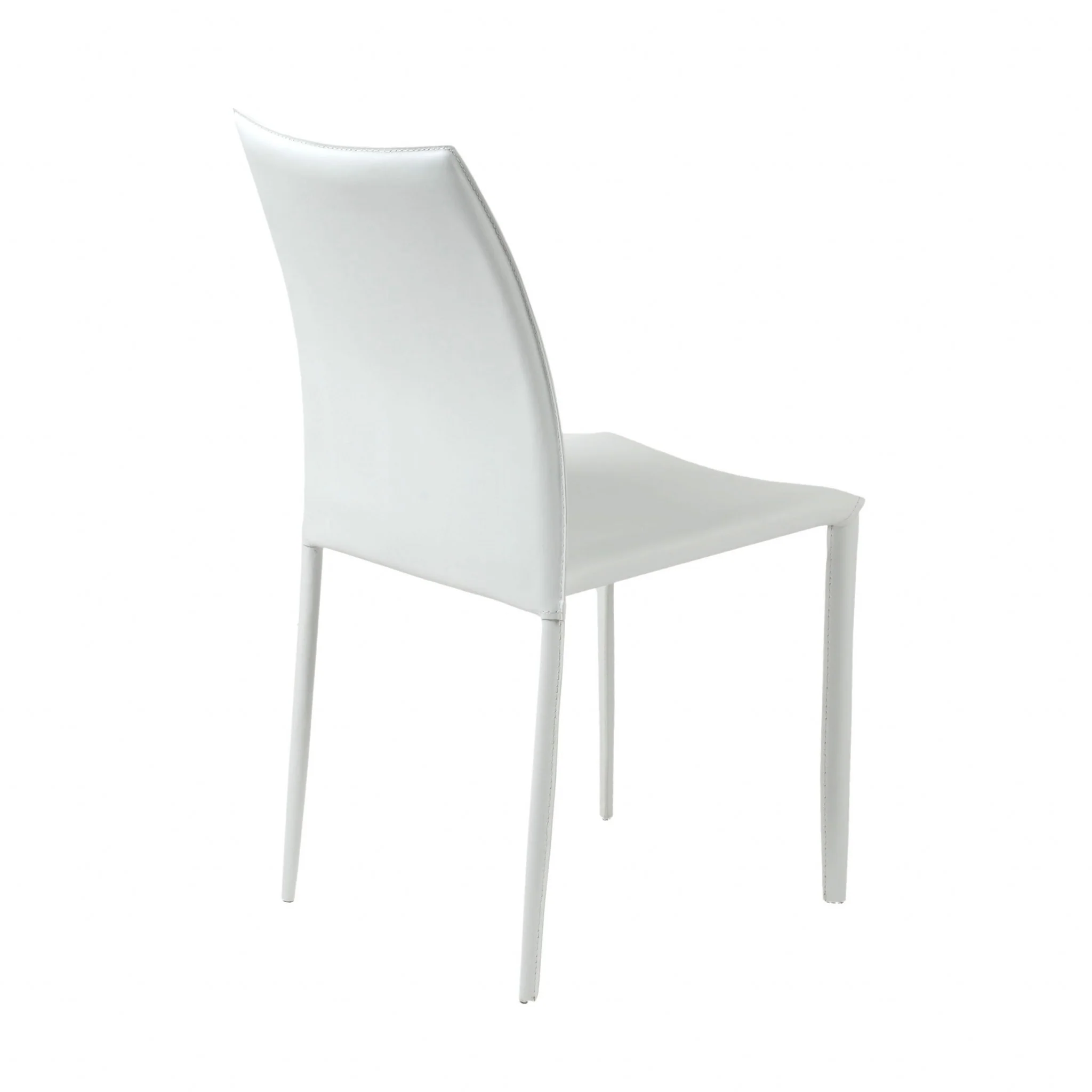 Set Of Two Premium All Black Stacking Dining Chairs By Homeroots - Image 34