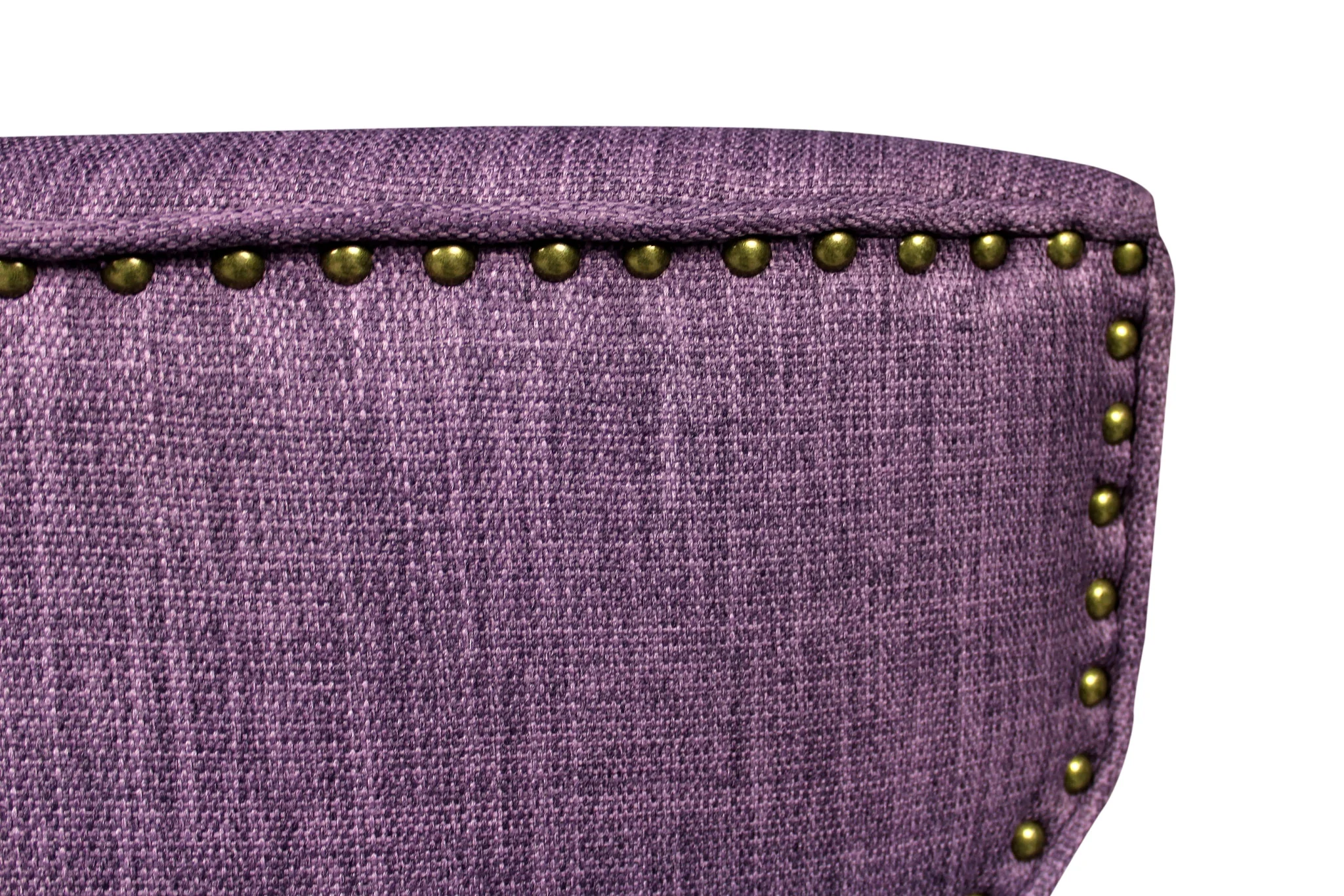 Set of Two Purple And Brown Upholstered Fabric Dining Parsons Chairs By Homeroots - Image 5