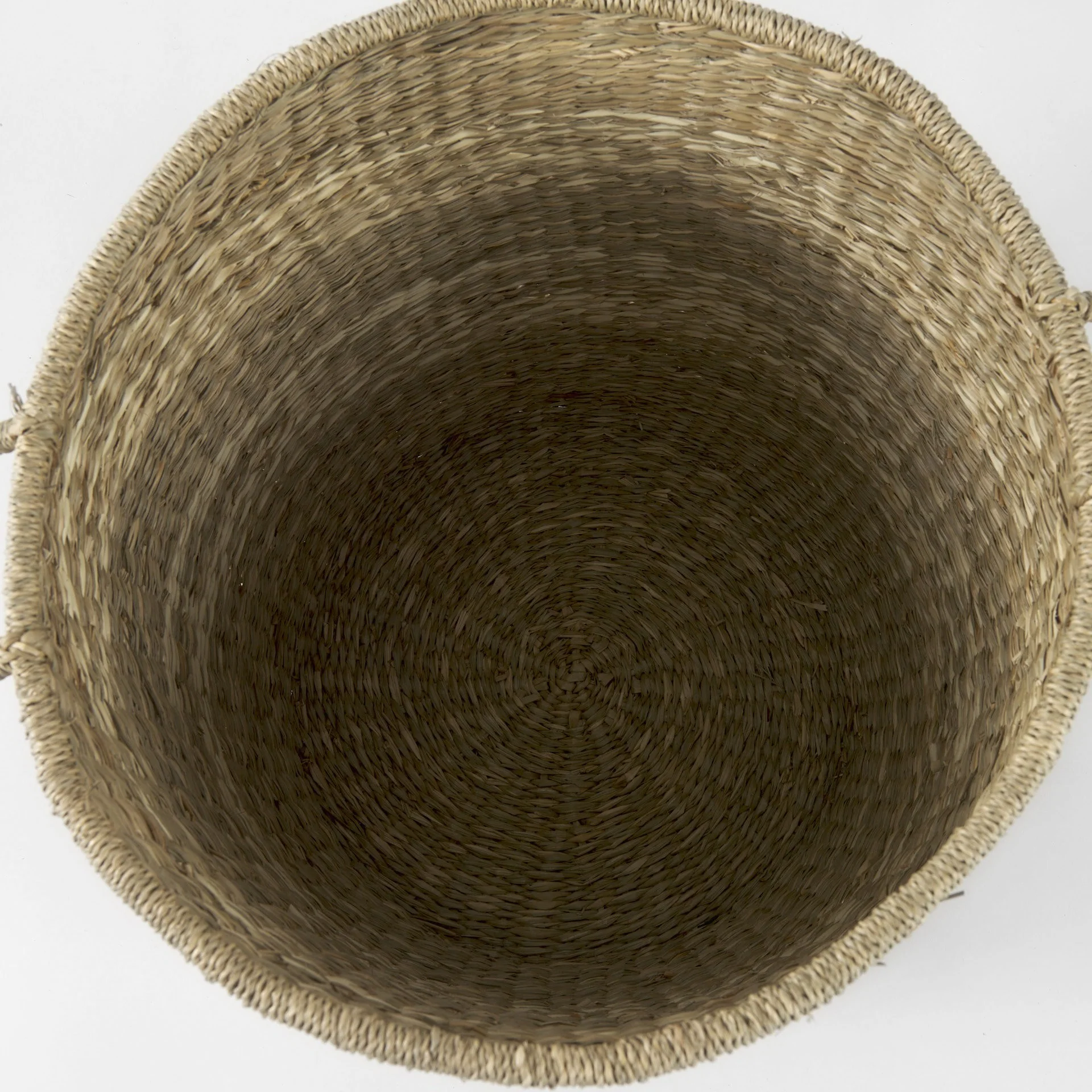 Set of Two Round Wicker Storage Baskets By Homeroots - Image 6
