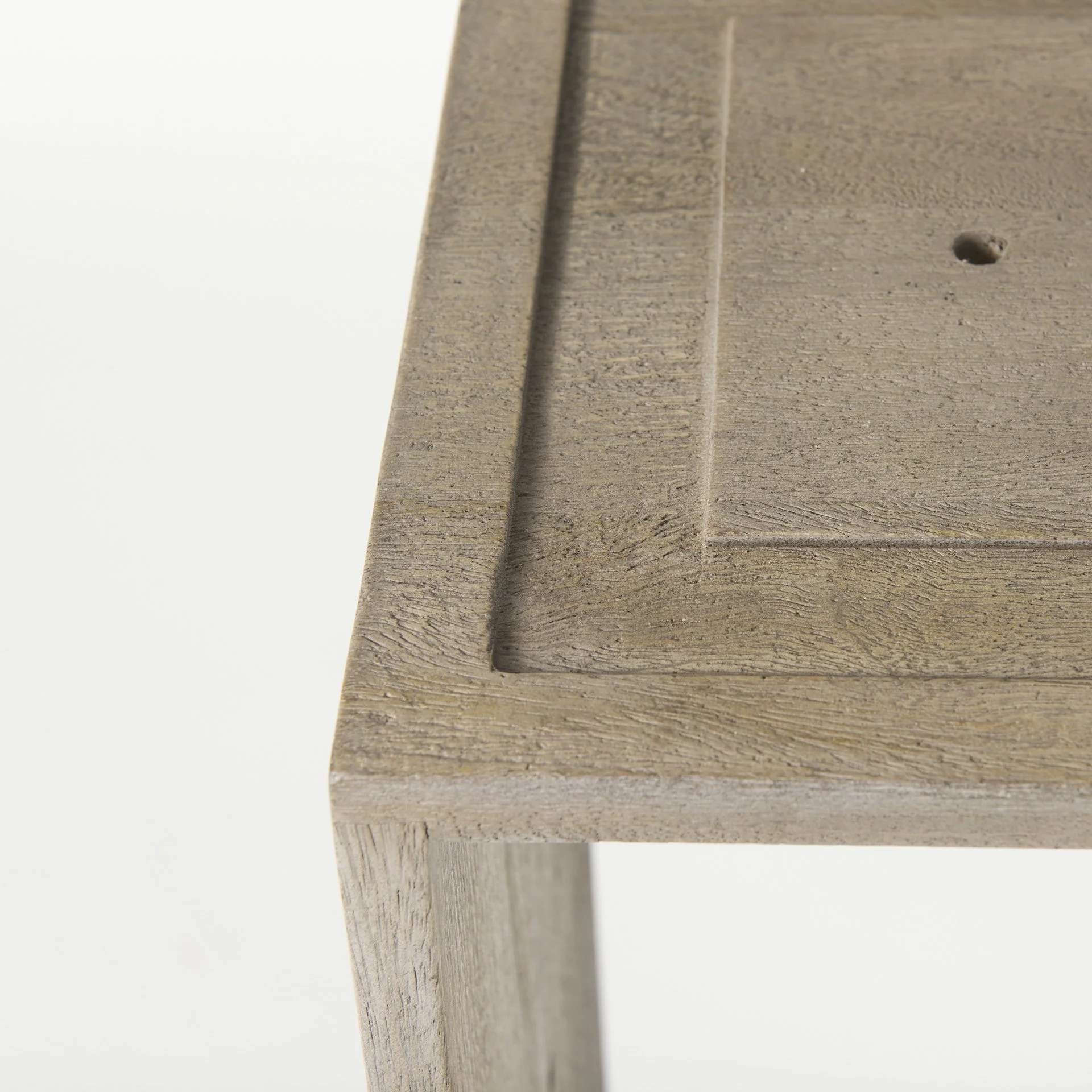 Set of Two Rustic Light Gray Brown Cube Box Shelves By Homeroots - Image 7