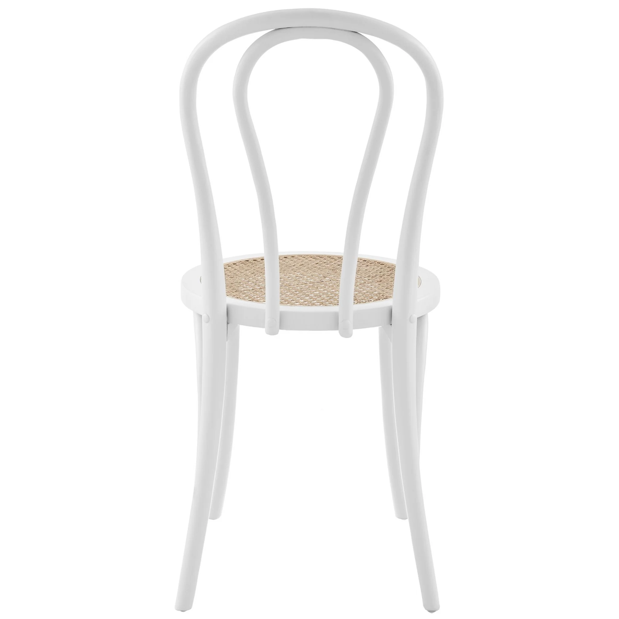Set Of Two Vintage Style Black Cane Dining Chairs By Homeroots - Image 11