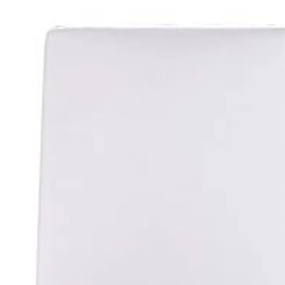Set Of Two White Contemporary Faux Leather Dining Chairs By Homeroots - Image 5