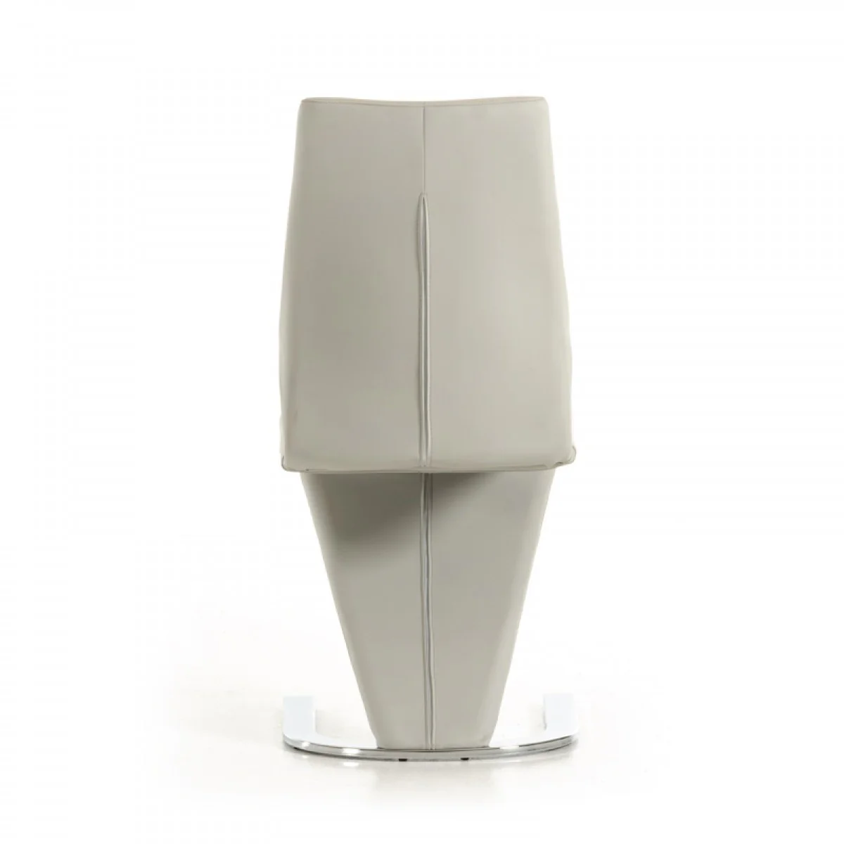 Set of Two White Faux Leather Modern Dining Chairs By Homeroots - 472191 - Image 6
