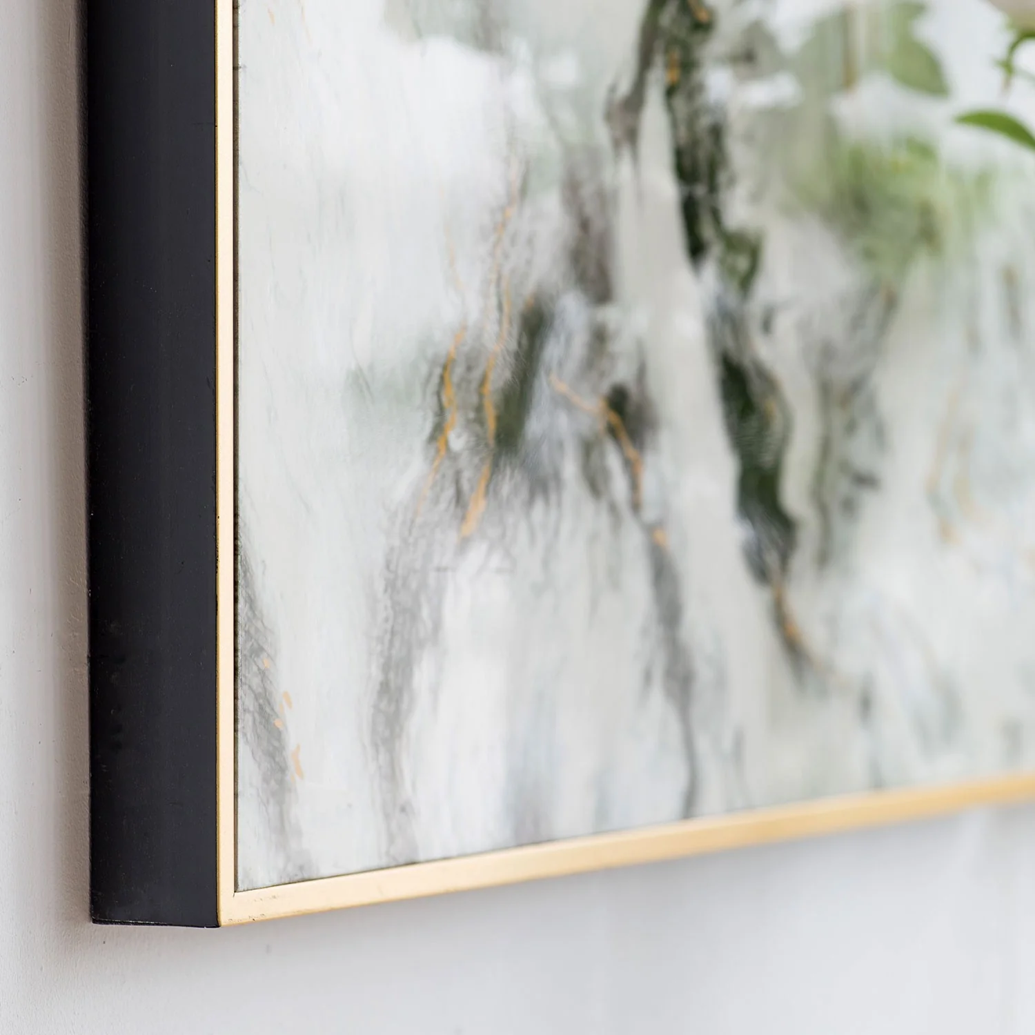 Set of Two White Framed Art By Homeroots - Image 3