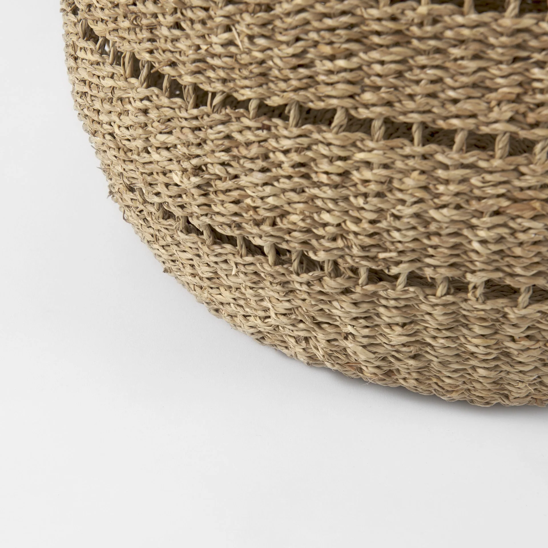 Set of Two Woven Wicker Storage Baskets By Homeroots - Image 7