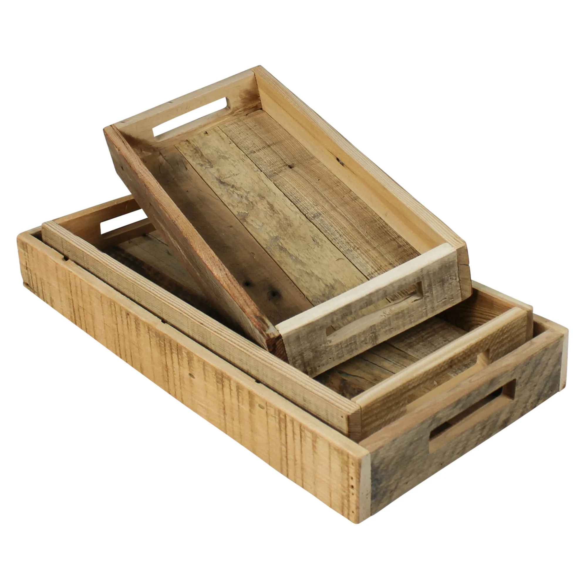 Shaw Rectangle Trays - Set/3 By HomArt - Image 4