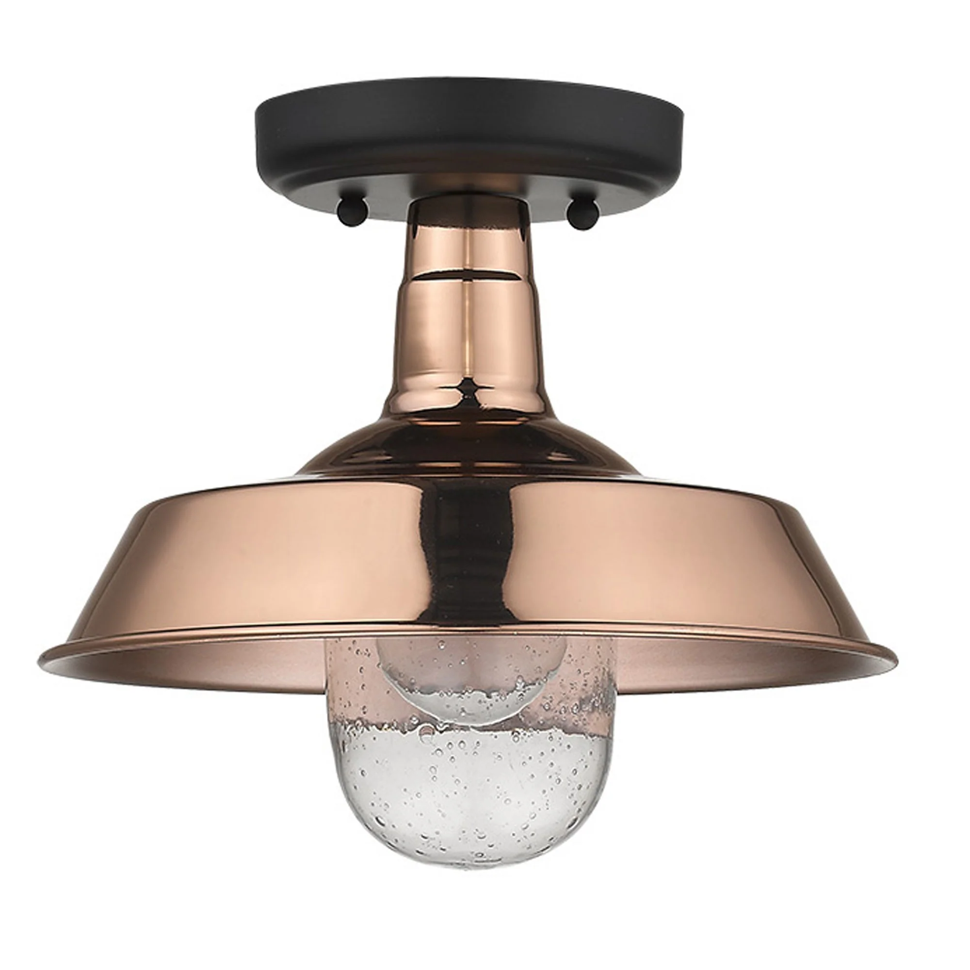 Shiny Copper Shallow Plate Adjustable Pendant Light By Homeroots - Image 5