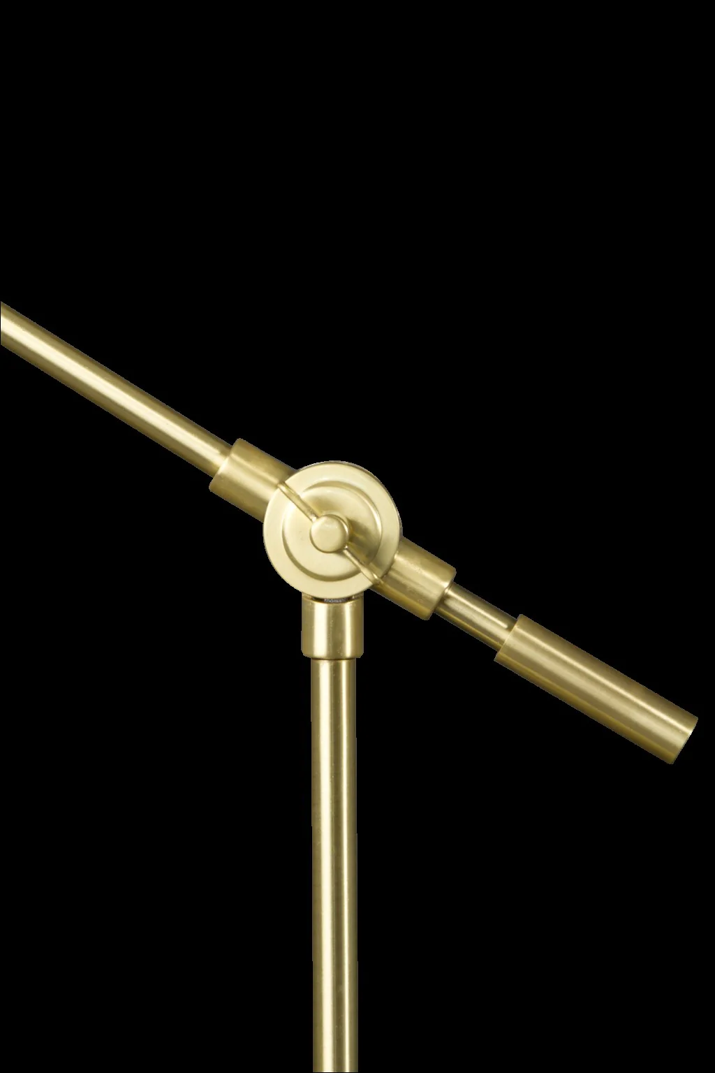 Shiny Satin Brass LED Adjustable Desk Lamp By Homeroots - Image 2