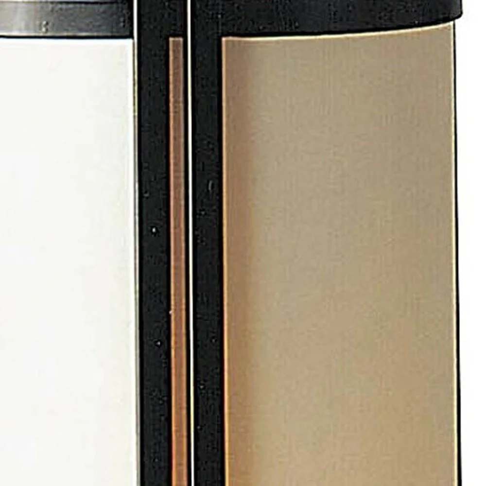 Shoji Inspired Linen and Wood Table Lamp By Homeroots - Image 4