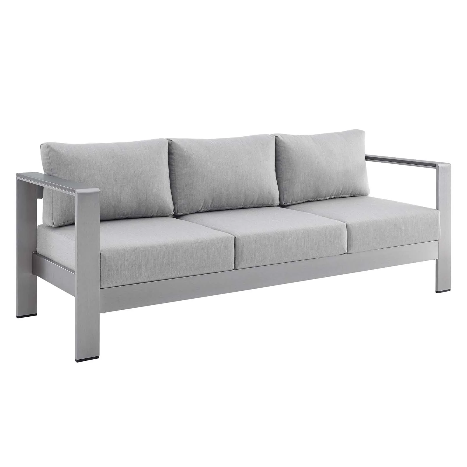 Shore Sunbrella® Fabric Outdoor Patio Aluminum 4 Piece Set By Modway - EEI-4316 - Image 12